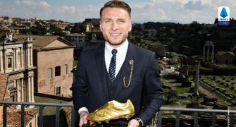 Lazio's Immobile wins European Golden Shoe