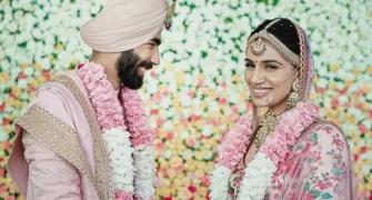 More Bumrah-Sanjana pix!