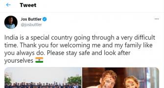 Buttler's warm parting message for India