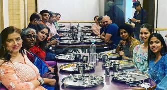 Sachin's Gujju birthday meal for 'Gujju' Anjali