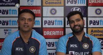 Rohit, Dravid recall their first interaction in 2007
