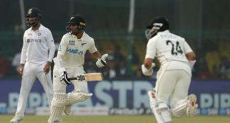 PICS: Last New Zealand pair deny India win in 1st Test