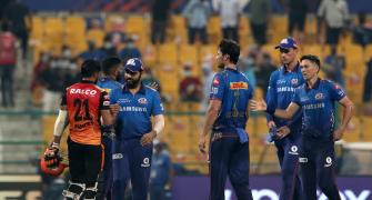 PIX: Mumbai Indians out of IPL despite win over SRH