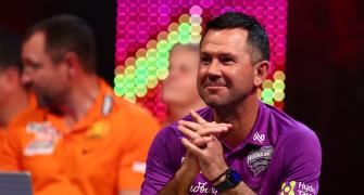 Ponting back to work after a 'little scary moment'