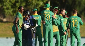 PICS: Bavuma, Dussen tons weigh India down in 1st ODI