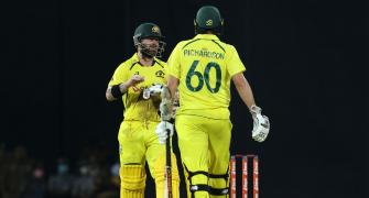 PIX: Australia edge Sri Lanka to claim T20 series
