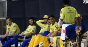 'Lot of smiles' for Dhoni & Co