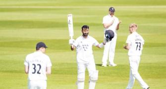 Pujara scores second double ton for Sussex