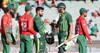 T20 WC PIX: Pakistan make dramatic entry into semis