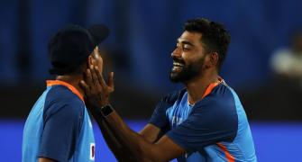 PIX: Dhawan and Co hit nets ahead of 2nd ODI