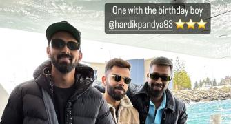 Kohli's Day Off With Birthday Boy Hardik