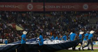 PHOTOS: Rain upsets KKR; PBKS win by 7 runs