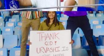 'Thank god Urvashi is not here'
