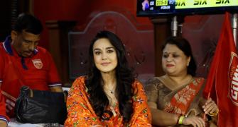 Preity Zinta Ups Glam Quotient In Mohali