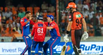 IPL PIX: All-round Axar leads DC to tight win over SRH