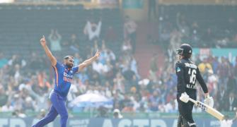 PIX: Shami stars as India maul New Zealand in 2nd ODI