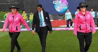 First ever all-women match officials' panel at T20 WC