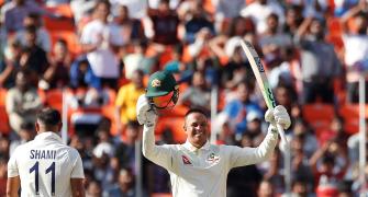 PHOTOS: Khawaja's ton gives Aus upper hand on Day 1