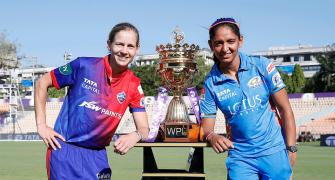 Harmanpreet's response to short boundaries in WPL
