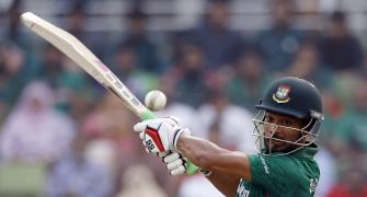 Captain Shanto's ton puts Bangladesh on top