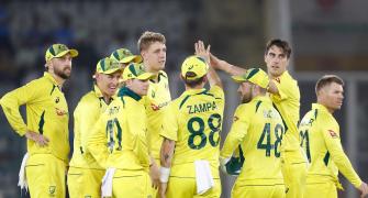 Mohali ODI PIX: Australia keep India in check