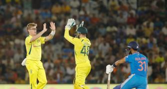 Mohali ODI PIX: Zampa removes Gaikwad; India 1 down