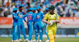 3rd ODI PHOTOS: Warner falls after quick start