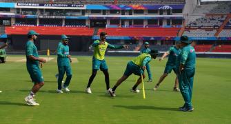 Net bowler Nishanth stands out during Pak's training