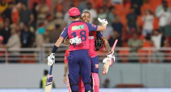 PIX: Rajasthan eke out hard-fought win over Punjab