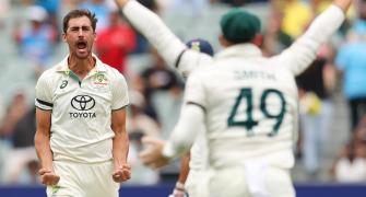 PIX: Six-star Starc puts Australia on top on Day 1