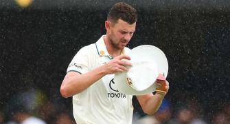 Blow for Aus: Hazlewood to have scans for calf injury