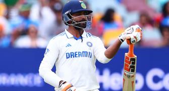 PIX: Jadeja hits fifty to keep India afloat