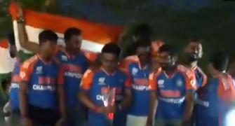 Victory Parade! Team India celebrate with fans!