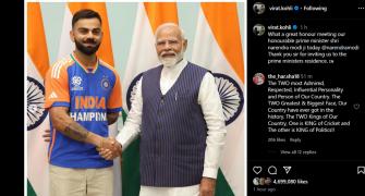 World champ Kohli 'honoured' to meet PM Modi