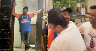 How Rohit's Friends Welcomed Him At Home