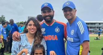 Rohit's heartwarming tribute to 'work wife' Dravid