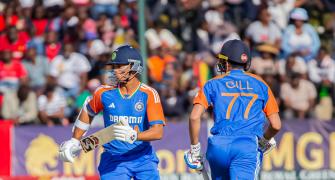 Gill-Jaiswal make merry in Harare