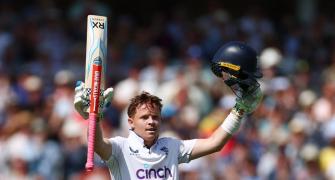Pope century puts England in commanding position