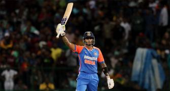 PIX: SKY slams fifty as India thrash SL in 1st T20