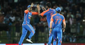 PIX: India sweep Sri Lanka after stunning fightback