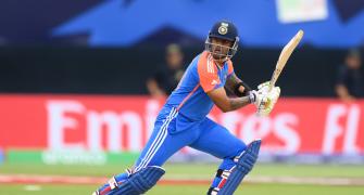 T20 WC PIX: India romp into Super 8 after whipping US