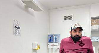 Shami's road to recovery: 'Stitches removed'