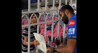 SEE: Bumrah Gifts Purple Cap To Young Fan