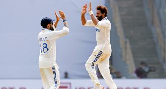 PIX: Jadeja's spin magic wrecks NZ's top order