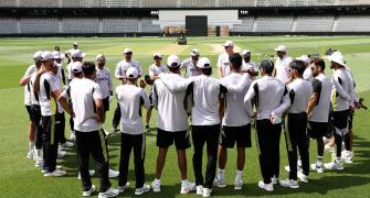 At Team India's Nets In Perth