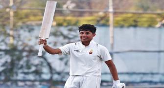 Sehwag's son Aaryavir hits double hundred