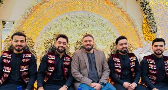 PIX: Rashid Khan's grand wedding takes Kabul by storm