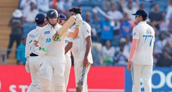 PHOTOS: NZ's historic win looms as India stumble again