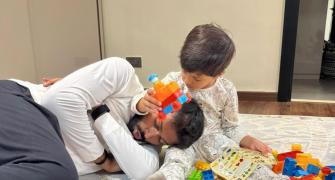 Hardik Finds Peace in Agastya's Lap