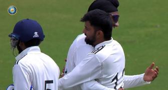 Suthar's spin magic wins the day for India C